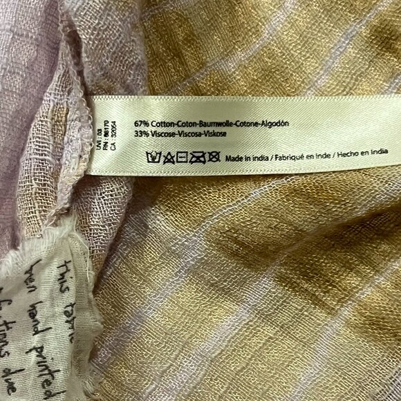 Free People Sasha Kimono Belted Gauzy Top, Lavender Tan, XS/S - Picture 9 of 13